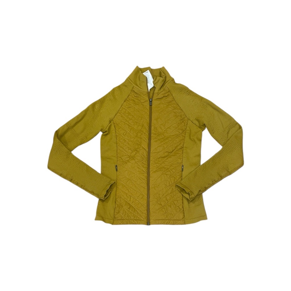 Athleta gold athletic jacket
